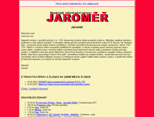 Tablet Screenshot of jaromer.cz